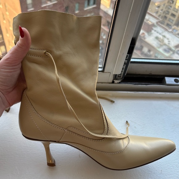 Zimmermann Tie-Detailed Leather Ankle Boots - Picture 11 of 12